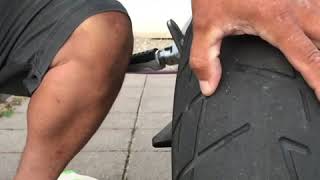 Tire plug motorcycle flat repair