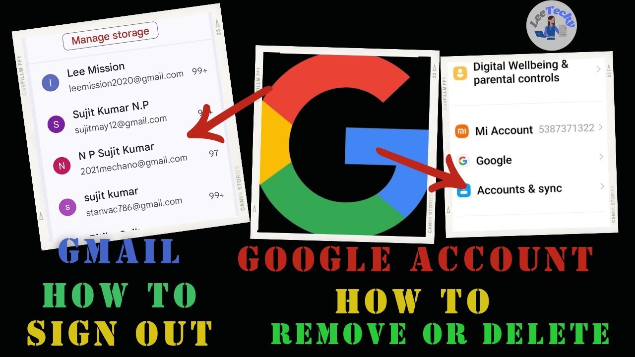How to remove gmail account from smart phone/ How to How to remove gmail account from smart phone/ How to