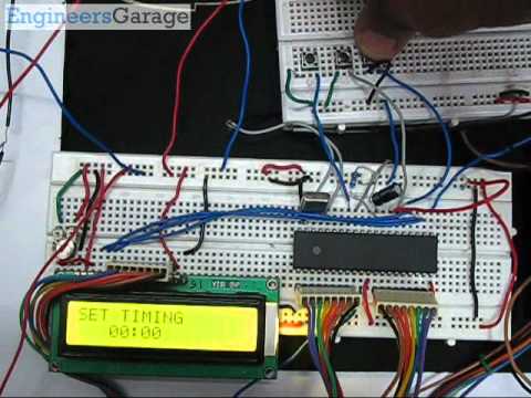 lcd based digital clock with 8051 microcontroller rtc ds12c887 lcd based digital clock with 8051 microcontroller rtc ds12c887
