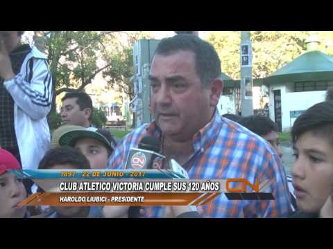 Los actos conmemorativos del 120 años Club Atlético Victoria fueron declarados de interés municipal por el Concejo Deliberante Los actos conmemorativos del 120 años Club Atlético Victoria fueron declarados de interés municipal por el Concejo Deliberante