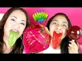 Giant Chupa Chups Lollipops Gummy Joker Tongue's Candy Review...
