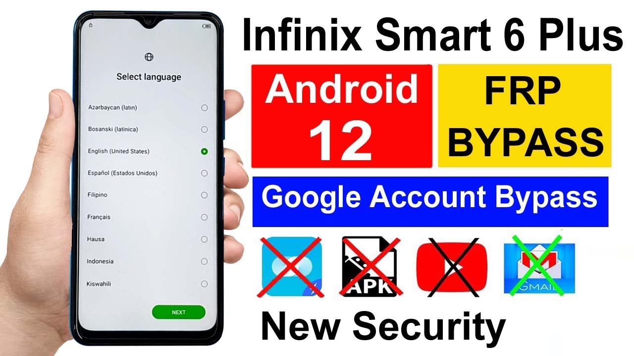 Infinix Smart 6 Plus FRP Bypass Android 12 | Infinix Infinix Smart 6 Plus FRP Bypass Android 12 | Infinix