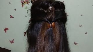 Easy & quick hairstyle | beautiful hairstyle for school girl