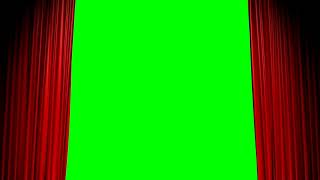 Red Curtains Open And Close With Green Screen Red Curtains Open Green Screen Background Video
