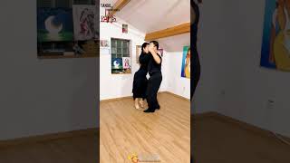 Demo 2 Giro Milnguero combinado #vals Georgina Vargas Oscar Mandagaran #tangodance #tango