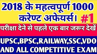 current affairs in hindi 2018 | current affairs for upsc 2018 | current affairs quiz 2018 in hindi