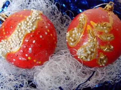 Посмотреть ролик - Новогодние игрушки своими руками! бесплатно в хорошем ка