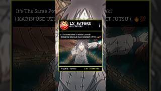 Karin Uzumaki On Fire