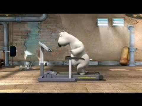 bernard bear:running machine