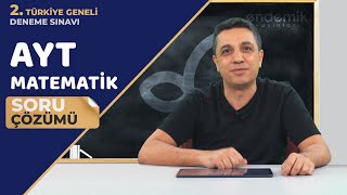 Endemik Yayınları 2023-2024 2. T.g. Deneme Sınavı Ayt Matematik Video Çözümlü Cevap Anahtarı