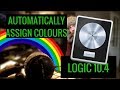 Logic Pro 10.4 - Automatically Assign Colours