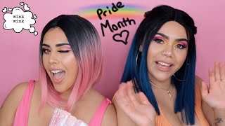 RAINBOW 🌈 CUT CREASE | PRIDE MONTH FT. @thalialeone