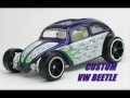 #2-672 "Custom Volkswagen Beetle" vs "Mustang Funny Car" vs "AMC Javelin AMX" Hot Wheels.wmv