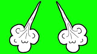 Animated Smoke From Nose On Green Screen Angry Nose Blow