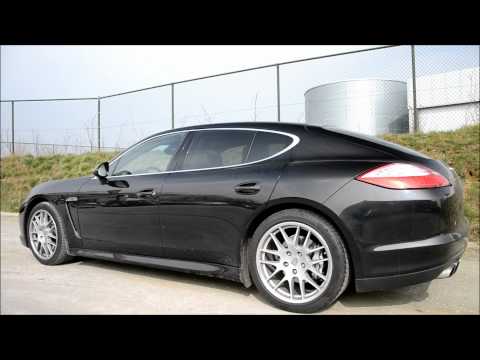 Porsche Panamera 4S Startup and Revving inside and outside during a 