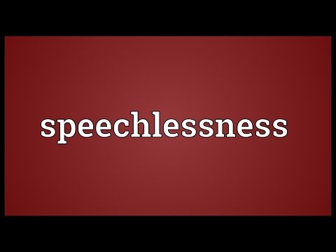 Header of speechlessness