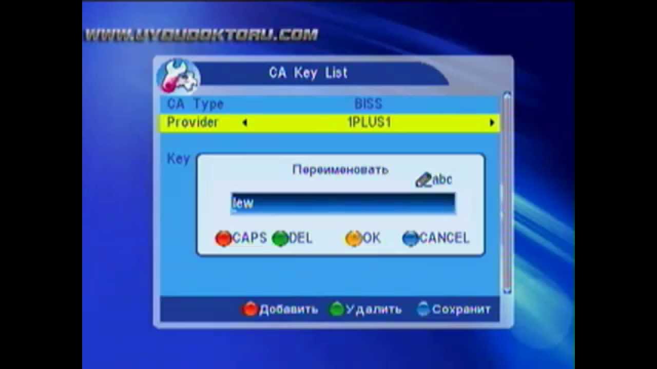 Пошаговый ввод бисс Пошаговый ввод бисс