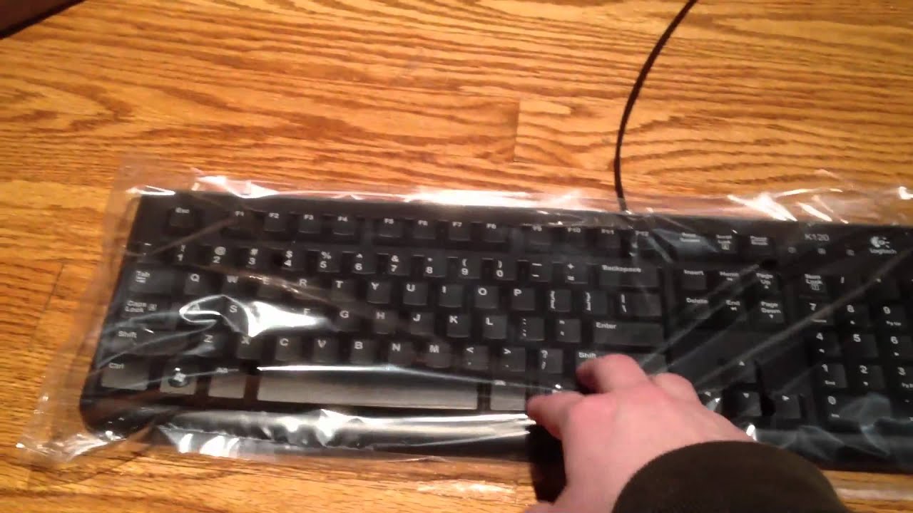 Logitech Clavier K120 Keyboard - YouTube