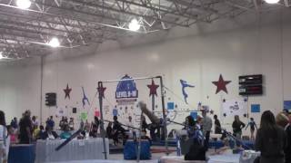 Hannah Oliveros Level 9 Regionals 2014 Bars