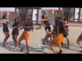 JOHN VULI GATE GIRLS DANCING TO AMAPIANO