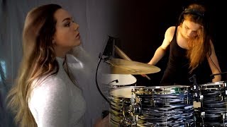 bury a friend (Billie Eilish Cover); Mikalyn feat Sina on drums
