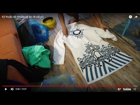 Kỹ thuật cắt khuôn vẽ áo vẽ vải p3