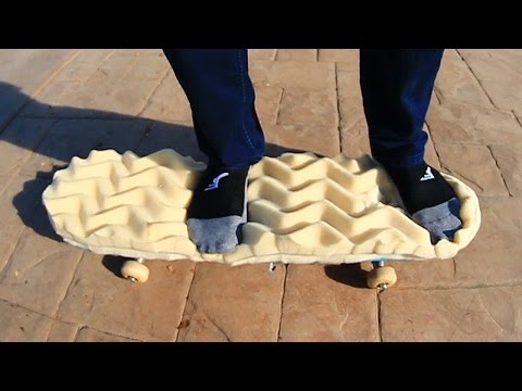 NO SHOES MEMORY FOAM SKATEBOARDING! | YOU MAKE IT WE SKATE IT EP 63
