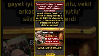 Mustafa Varanka Ticaret Bakanlığından Örtülü Reklam Soruşturması Espressolabten Video Paylaştı