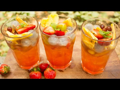CÁCH LÀM COCKTAIL TRÁI CÂY NGON GIẢI KHÁT NHỮNG NGÀY NÓNG CKK