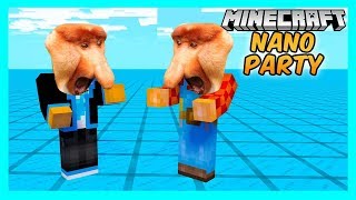Minecraft Nano Party #09 - Pojedynek Somsiadów! | Vertez