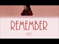 Download Katie - Remember Lyrics Katie - Remember Lyrics