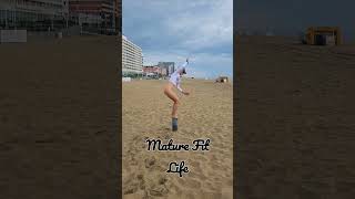 Mr. Miyagi Where Are You For Barefoot Balancing At The Beach With Reba Fitness