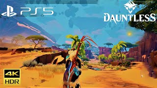 Dauntless Ps5 Next Gen Version 4K Hdr Gameplay