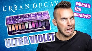 NO BULLSH*T Urban Decay ULTRA VIOLET Palette REVIEW! 💜 Ummm...where's the purple??