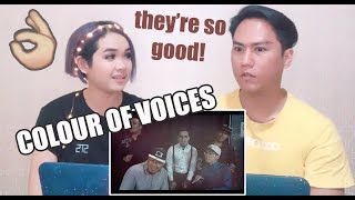 Colour Of Voices - Pencuri Hati Acapella | SINGERS REACT