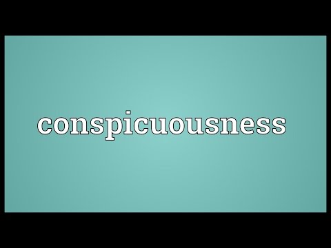 Header of conspicuousness