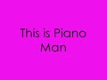 Graham Rundall sings Piano Man