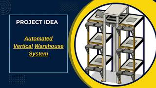 Automated Vertical Warehousing System For Storage And Retrieval Industry 4.0 Iot