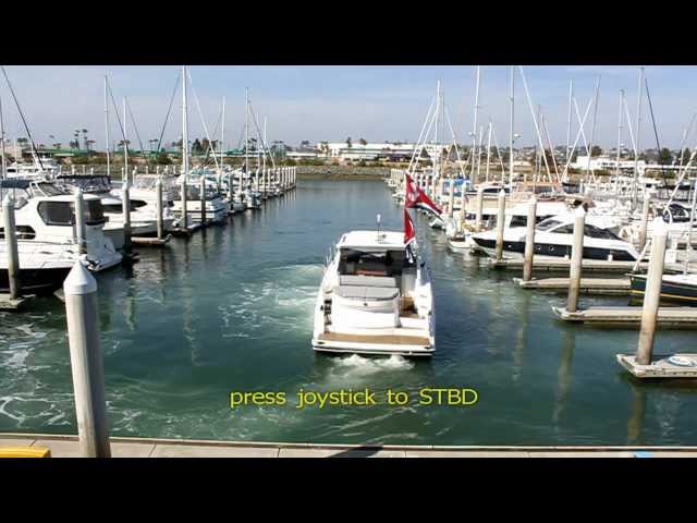 Joy Stick Maneuvering on Beneteau Gran Turismo 44 and Swift Trawler 44 with Thrusters
