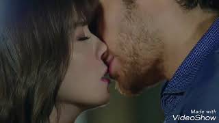 Ozge gurel and Can yaman kissing scene in DOLUNAY series 😍😍💓