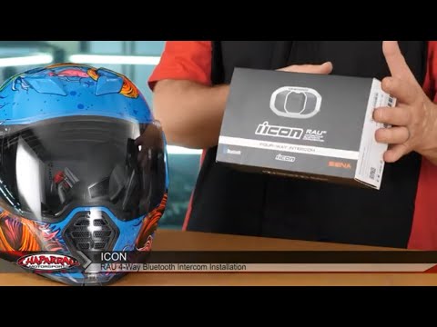 ICON Motorsports RAU BLUETOOTH Helmet Communication Step by Step Installation