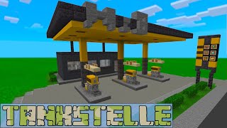 Minecraft Tankstelle Bauanleitung Für Eine Tankstelle