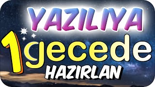 Son Gece Yazılıya Çalışma Taktikleri Sınav Sabahı Bunu Kesin Yap