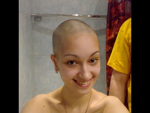 Sexy asian bald headshave compilation