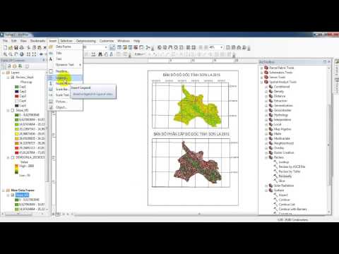 Phân cấp độ dốc - ArcGis 10.1 - 10.2