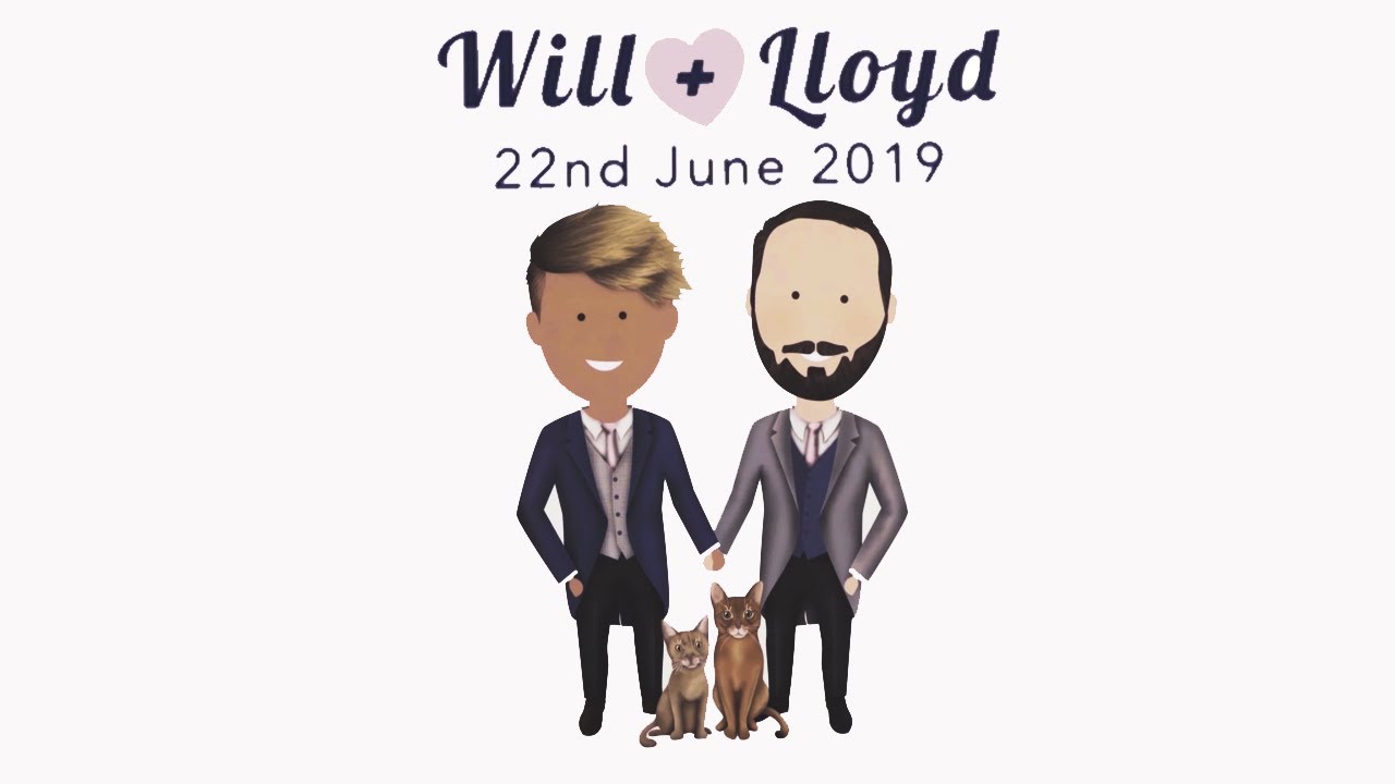 Lloyd & Wills Wedding 👨❤️👨 🌈🍾