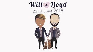Lloyd & Wills Wedding 👨❤️👨 🌈🍾