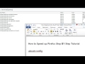 Watch How to Speed up Firefox Step BY Step Tutorial Video