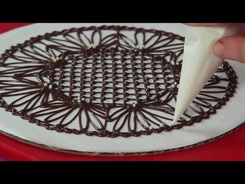 How to Make Chocolate Lace Doilies