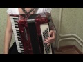 Урок игры на аккордеоне "Калинка"